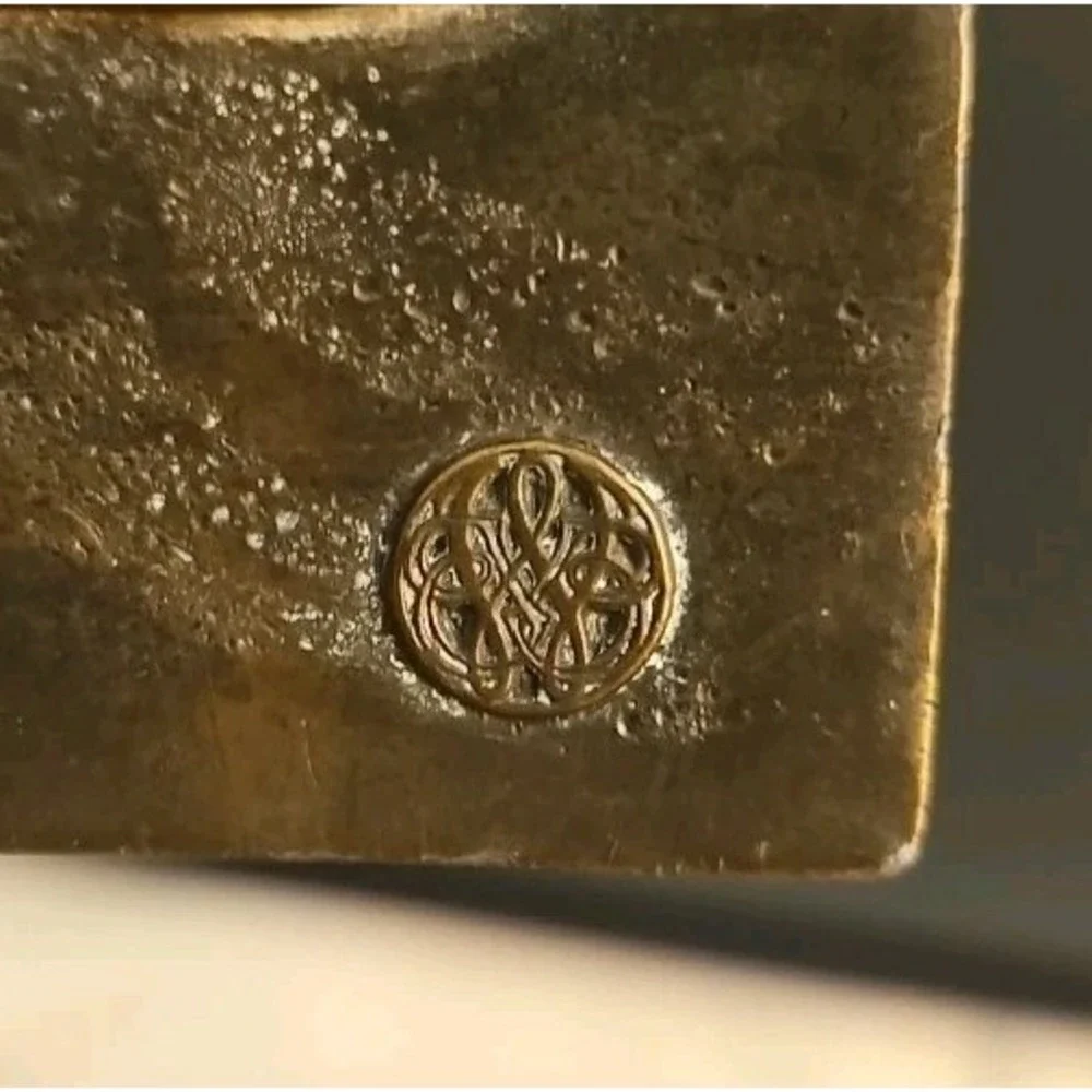 Vintage Anheuser Busch  Mens Brass Belt Buckle‎ / 1970's / 1-132  (522)
